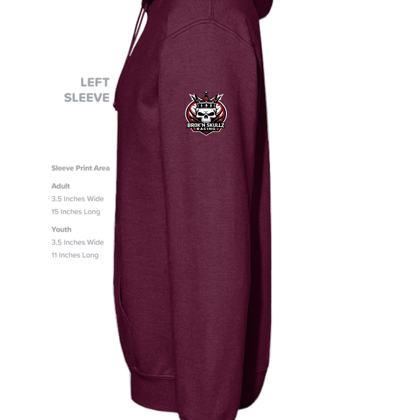 MAROON - SLEEVE_LEFT