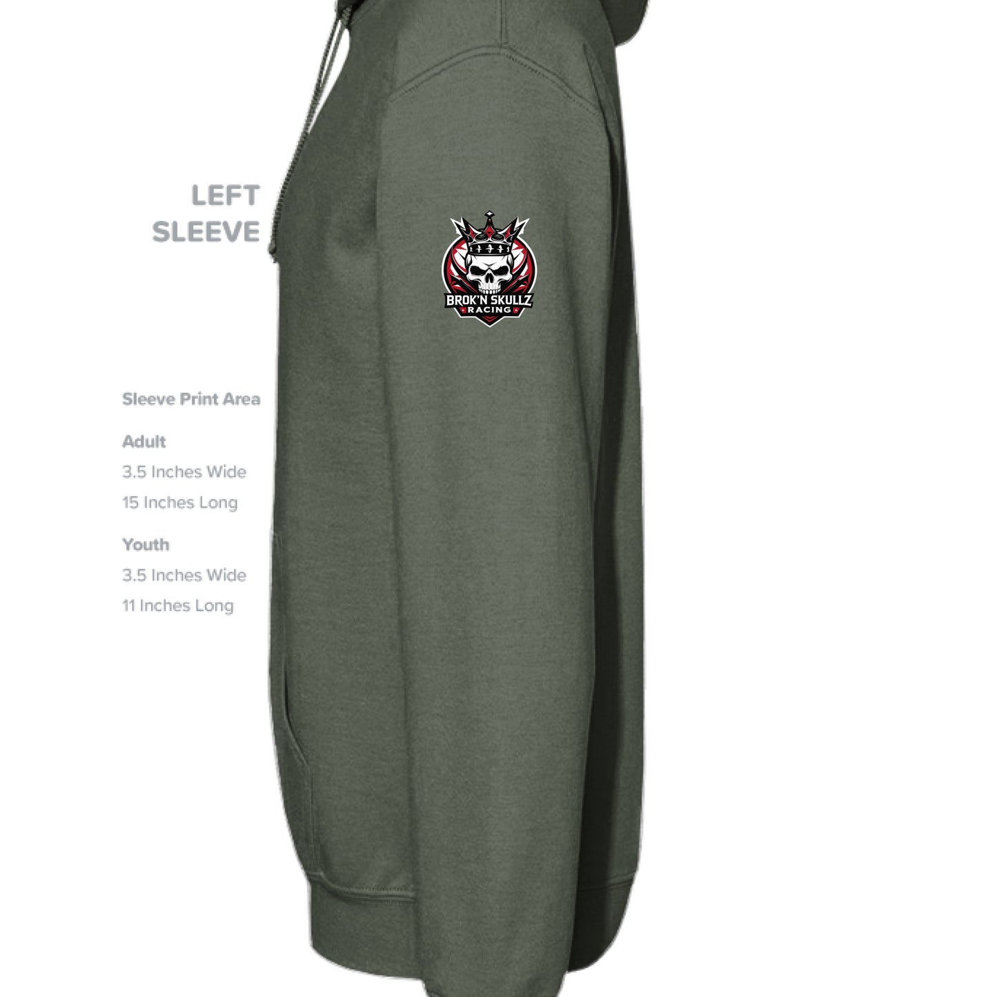 MILITARY GREEN - SLEEVE_LEFT