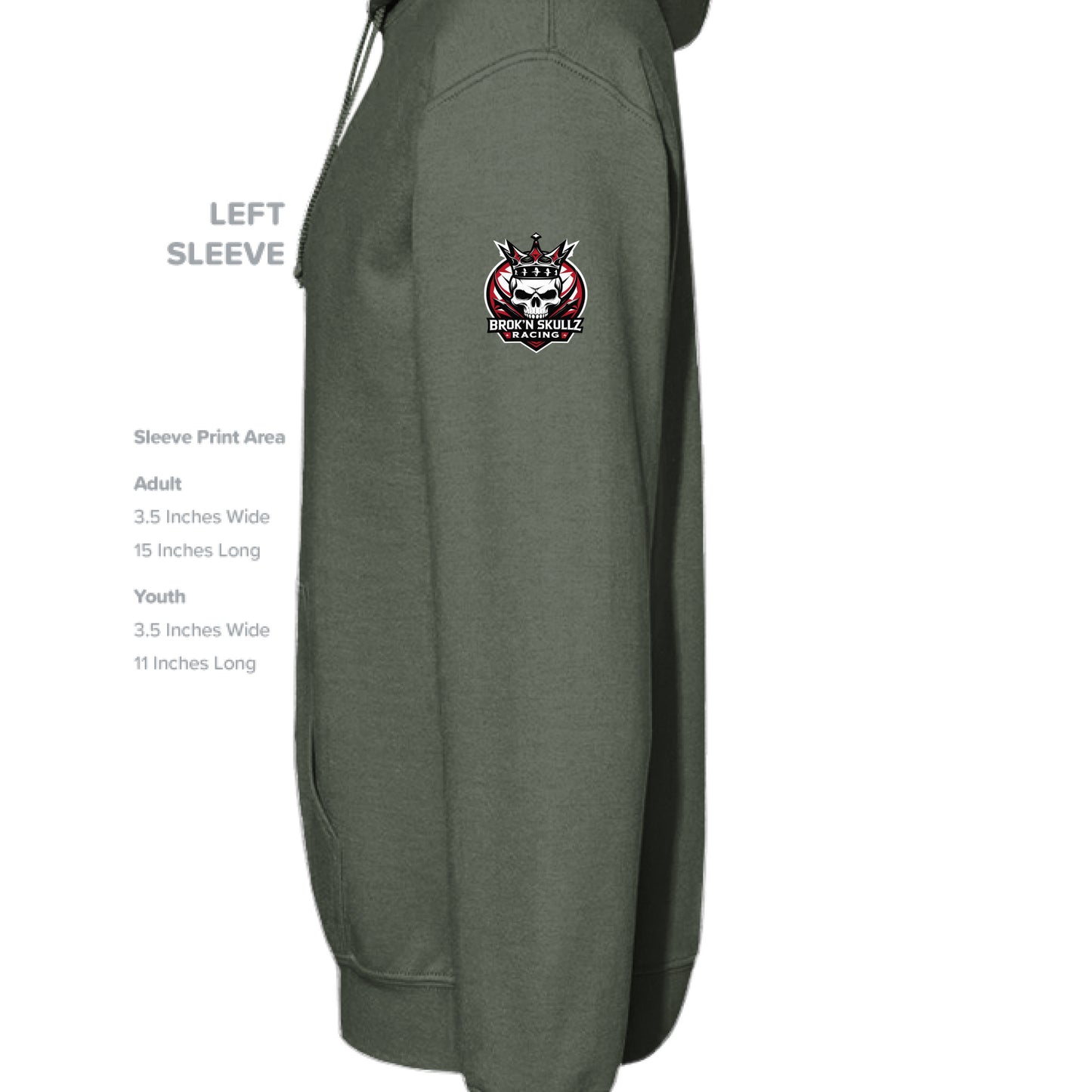 MILITARY GREEN - SLEEVE_LEFT