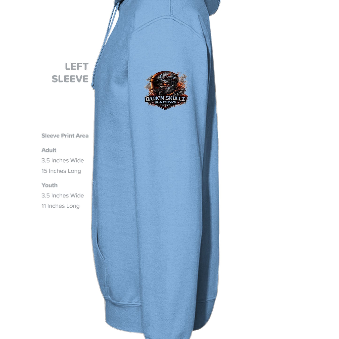 CAROLINA BLUE - SLEEVE_LEFT