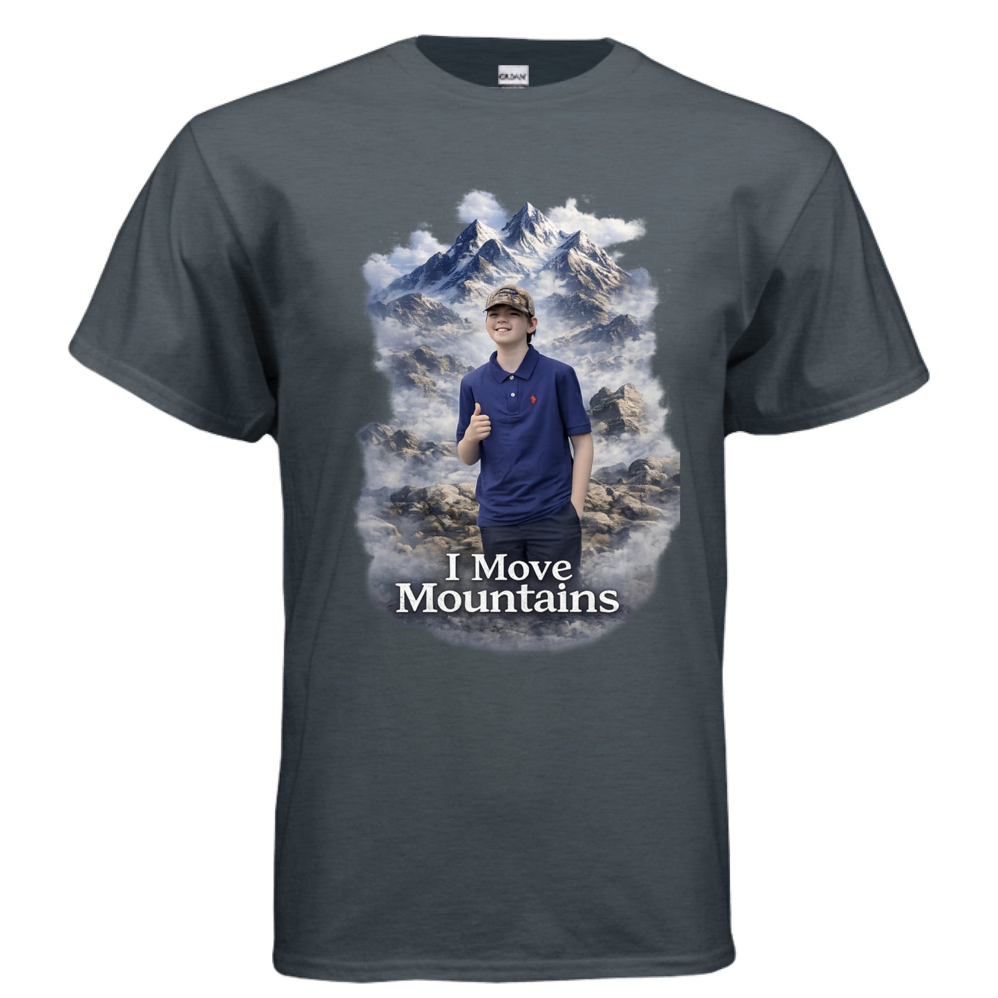 Heather Navy - FRONT