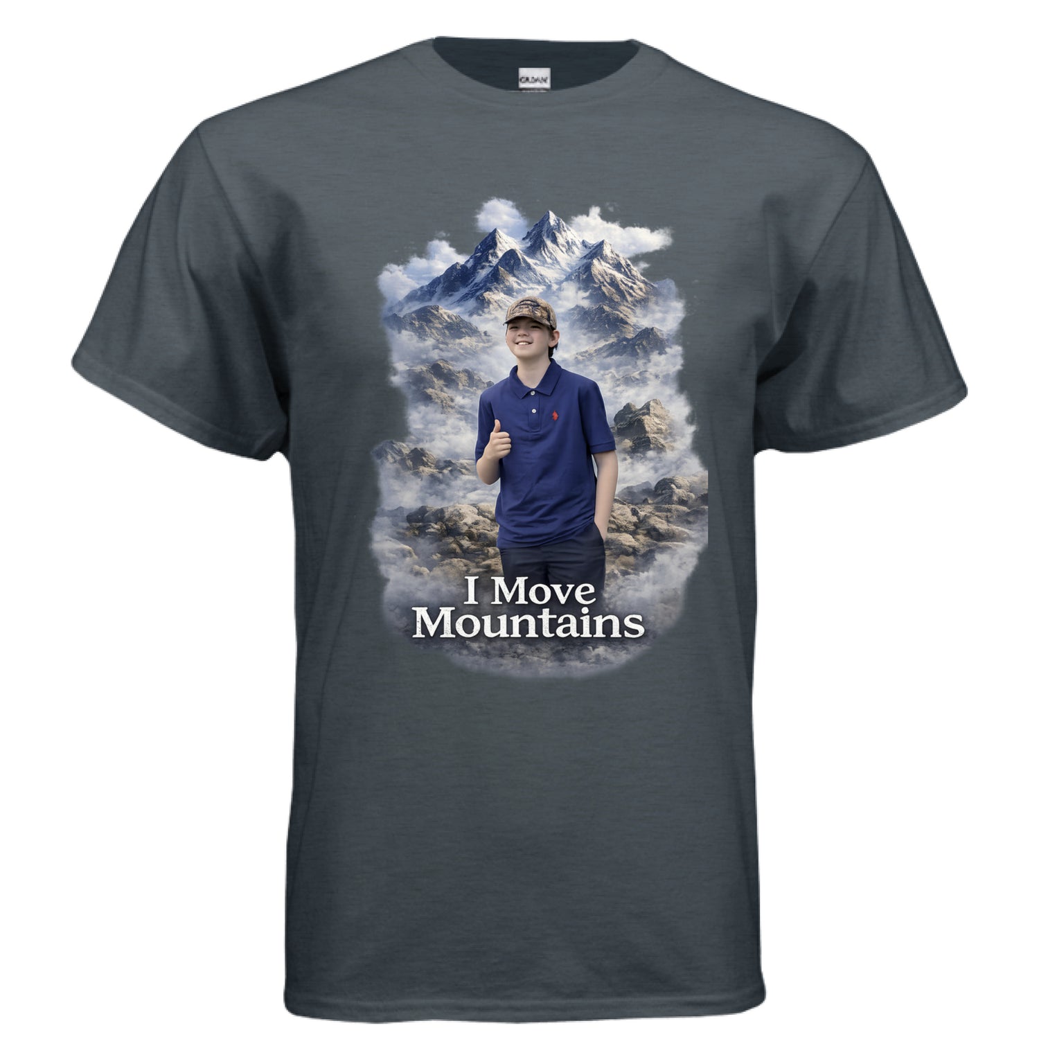 Heather Navy - FRONT