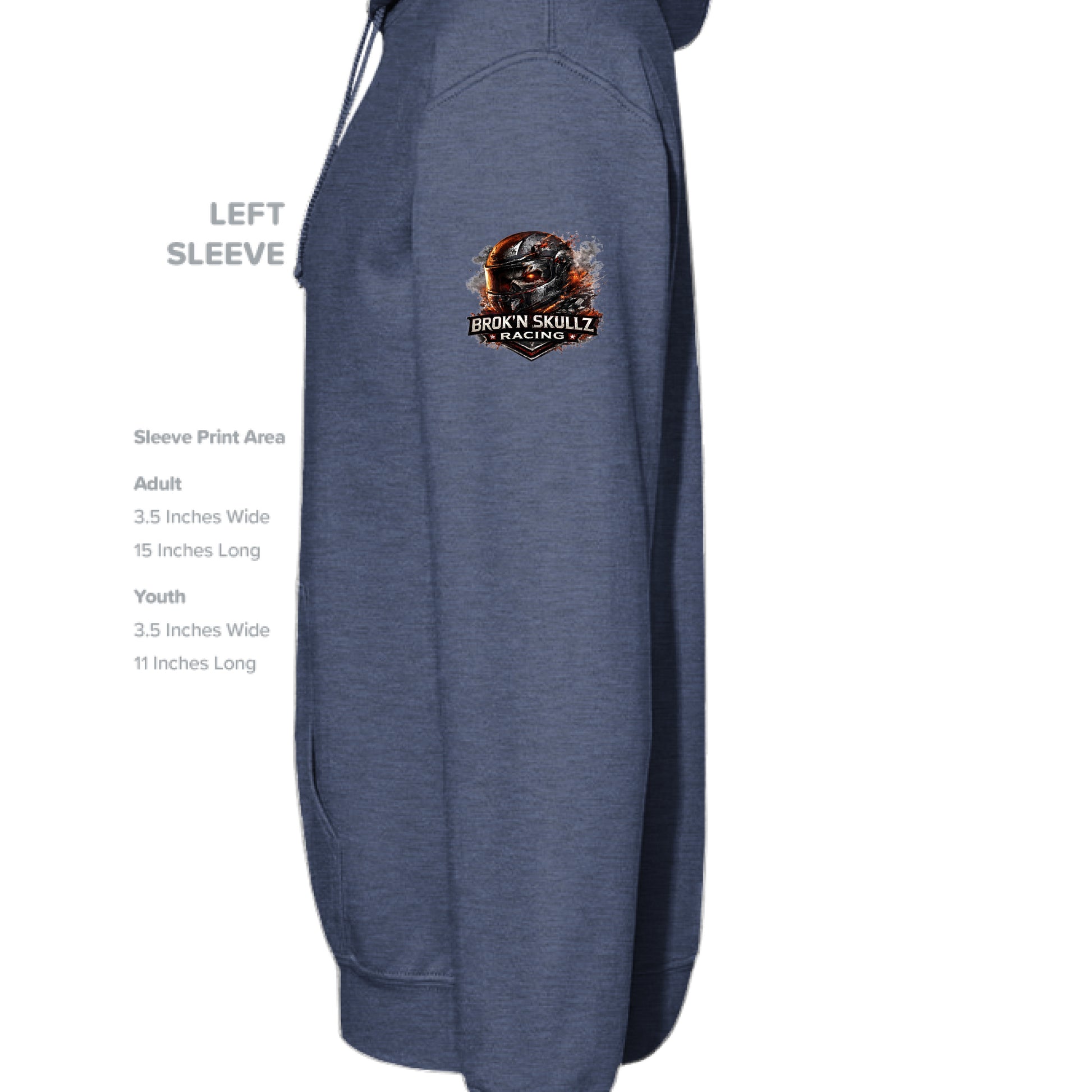 Heather Sport Dark Navy - SLEEVE_LEFT