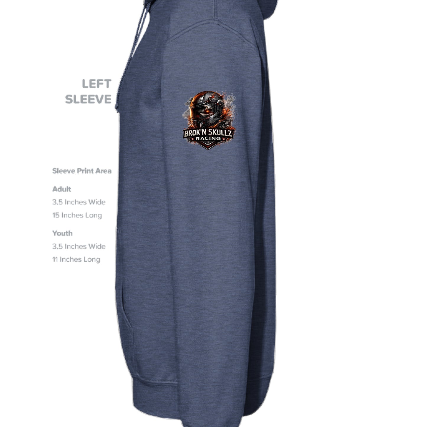 Heather Sport Dark Navy - SLEEVE_LEFT