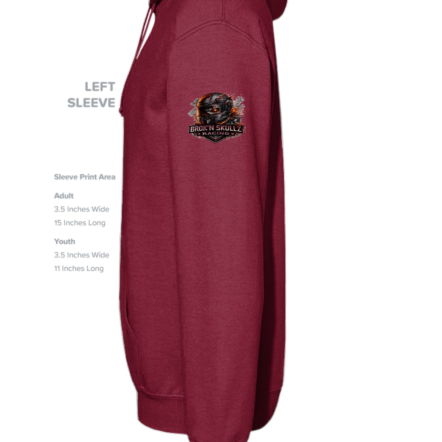 CARDINAL RED - SLEEVE_LEFT