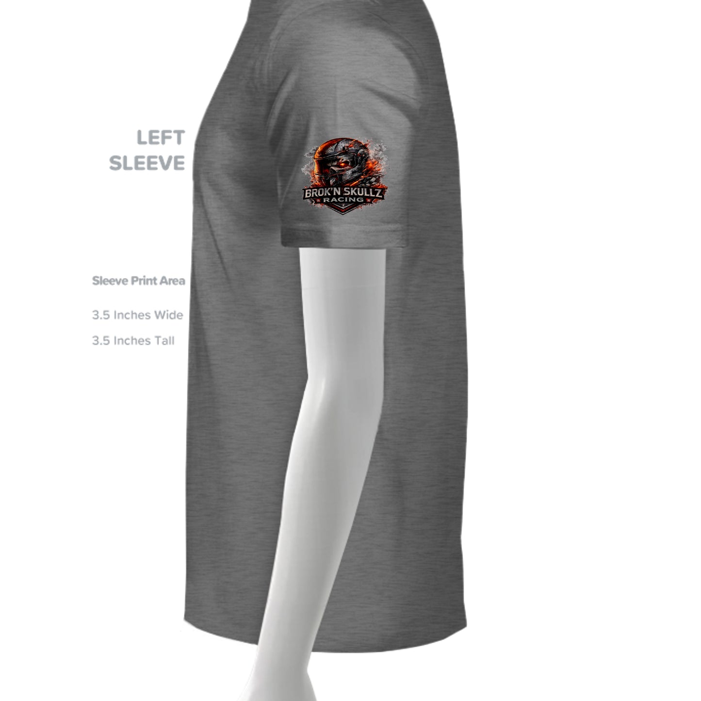 GRAPHITE HEATHER - G500 - SLEEVE_LEFT