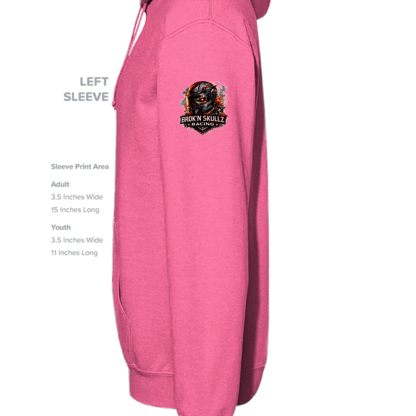 SAFETY PINK - G185 - SLEEVE_LEFT