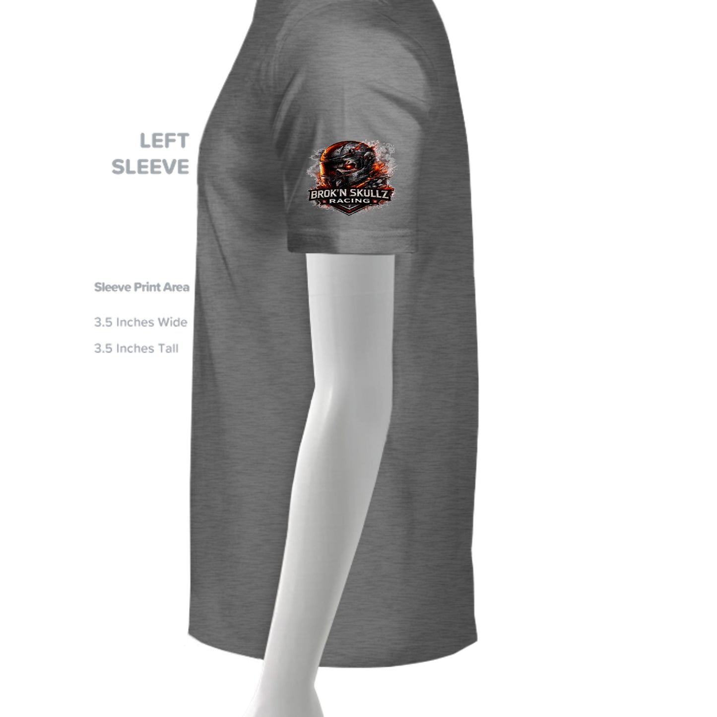 GRAPHITE HEATHER - G500 - SLEEVE_LEFT