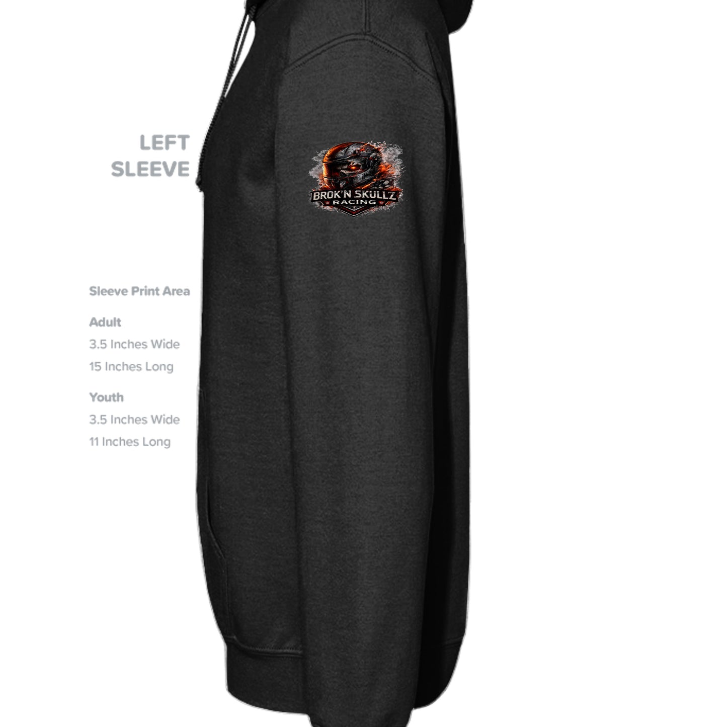 BLACK - G185B - SLEEVE_LEFT
