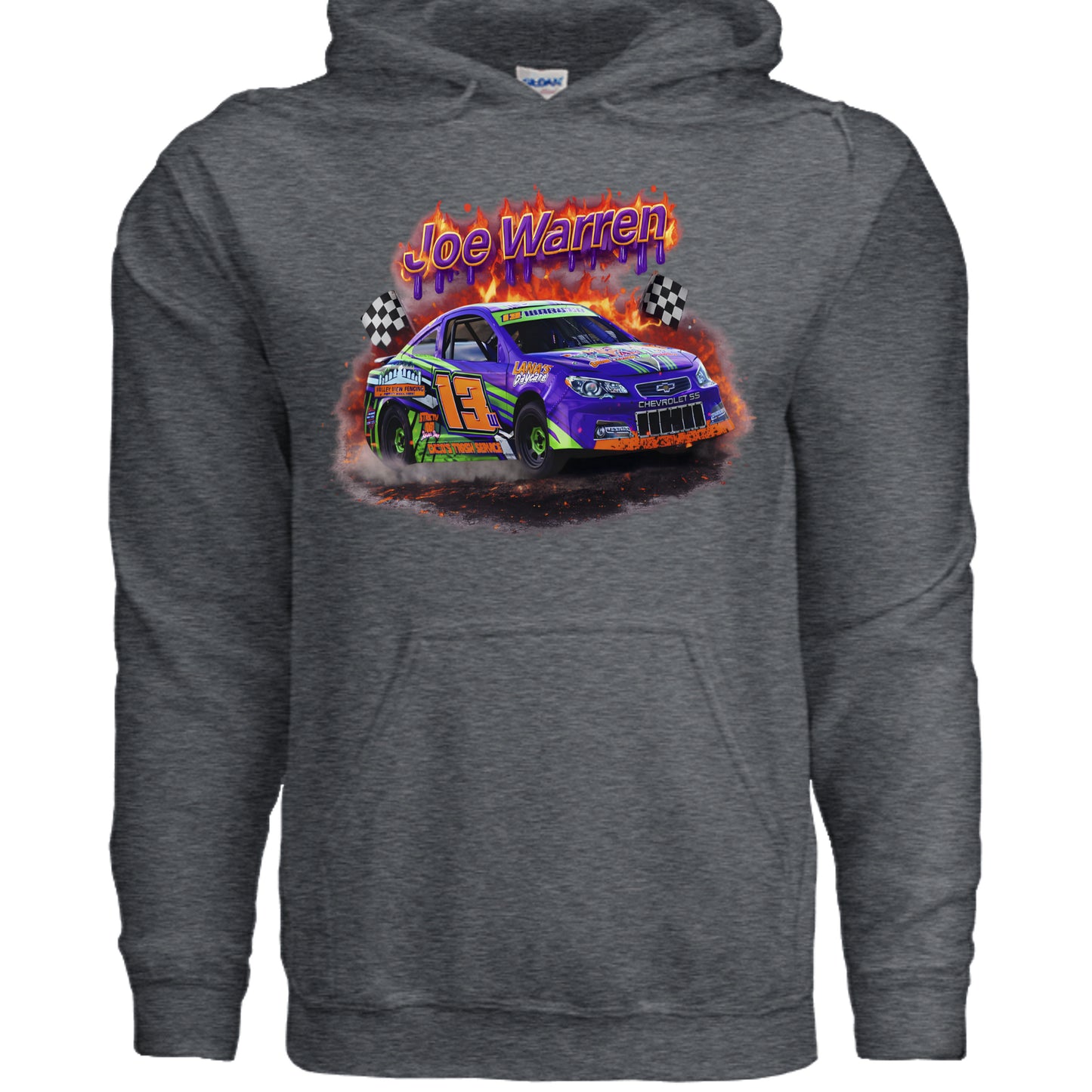 DARK HEATHER - G185 - FRONT